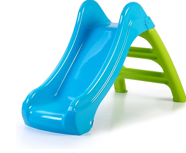 FEBER First Slide 2 in 1 farbenfrohe kleinformatige Kinderrutsche ab 1 Jahr B-Ware