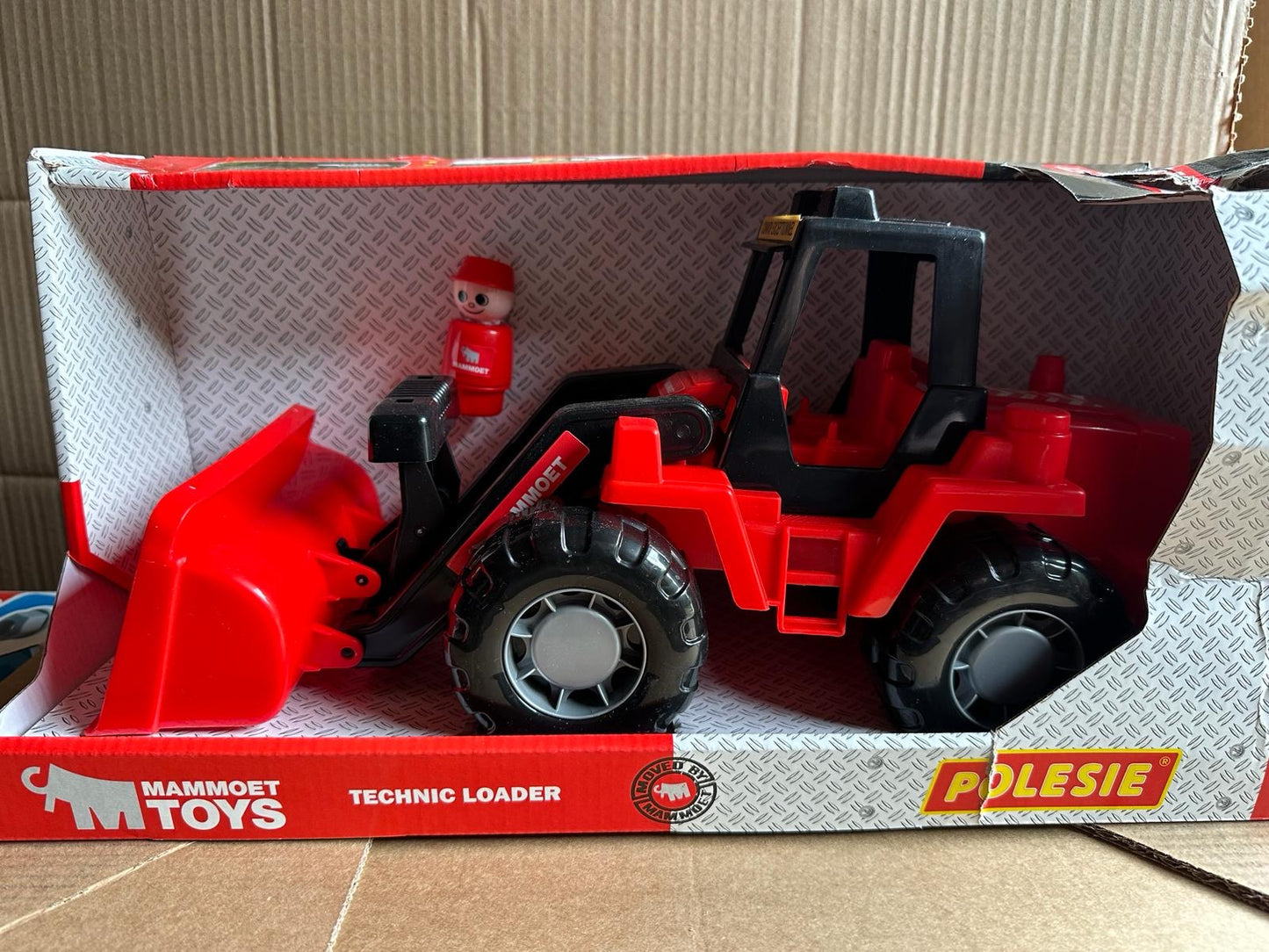 Polesie Spielzeugauto Radlader rot A-Ware