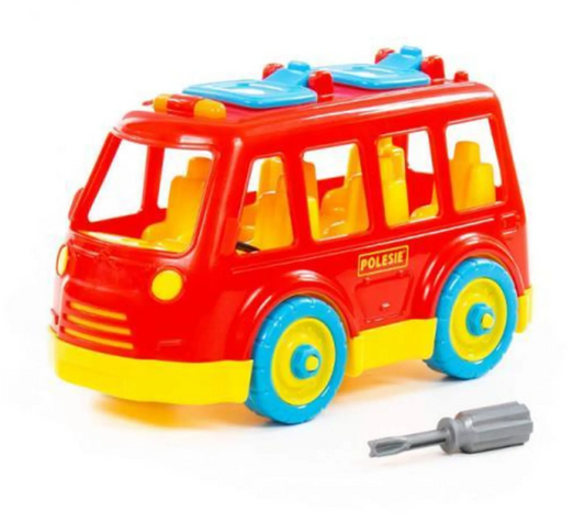 Polesie Spielzeugauto Bus Teile ab montierbar A-Ware
