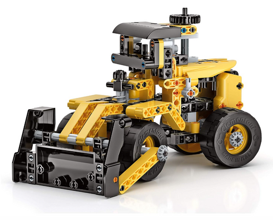 Clementoni 19139 Mechanik-Labor – Bulldozzer ab 8 Jahre Klemmbausteine B-Ware