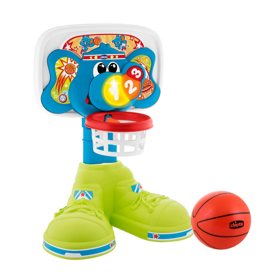 Chicco Mini Elektronischer Basketballkorb für Kinder, für Innen B-Ware