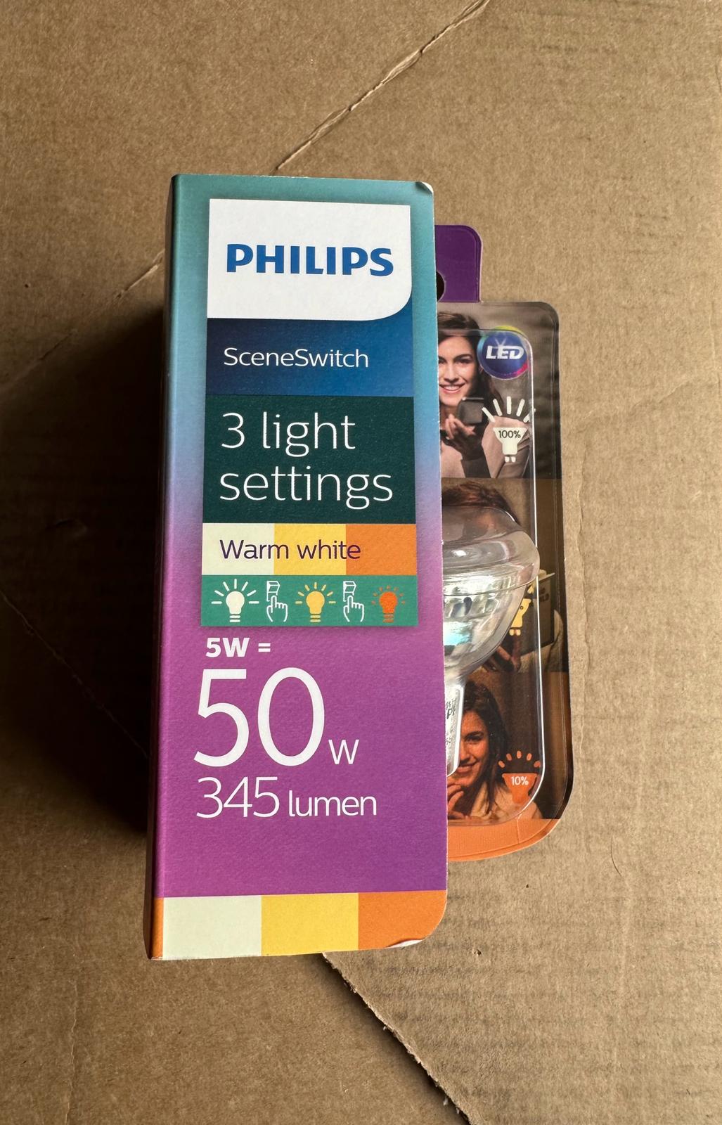 Philips MASTER LED Spot Scene Schalter GU10 PAR16 5W 345lm Ersatz für 50W A-Ware